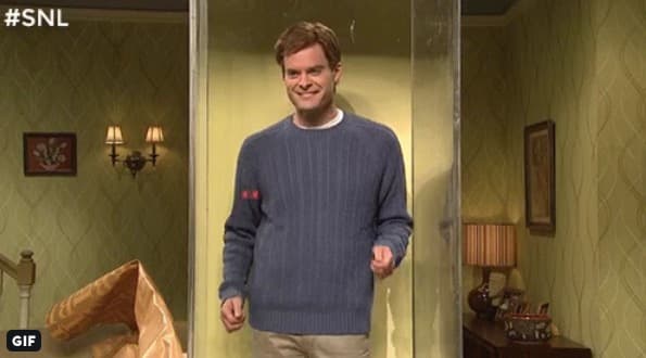 Bill Hader Dancing to Anything meme template - Bill Hader Dancing