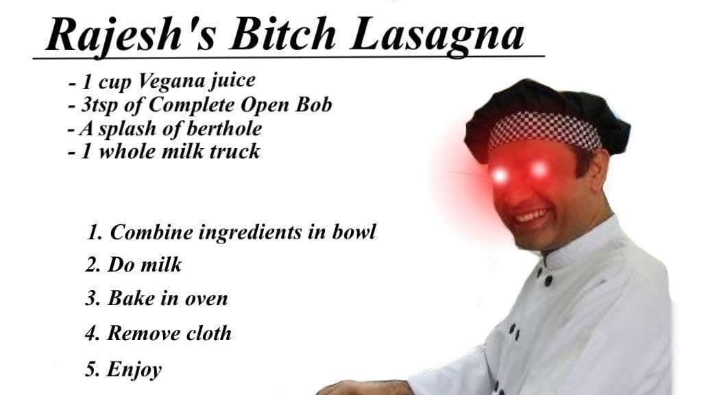 Bitch Lasagna meme template - Bitch Lasagna