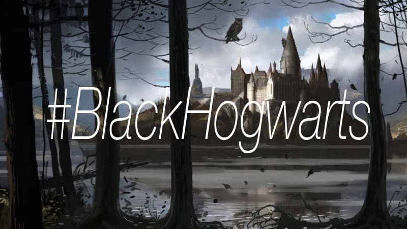 #BlackHogwarts meme template - Black Hogwarts