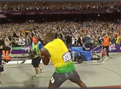 Bolting / Usain Bolt's "To Di World" meme template - Usain Bolt