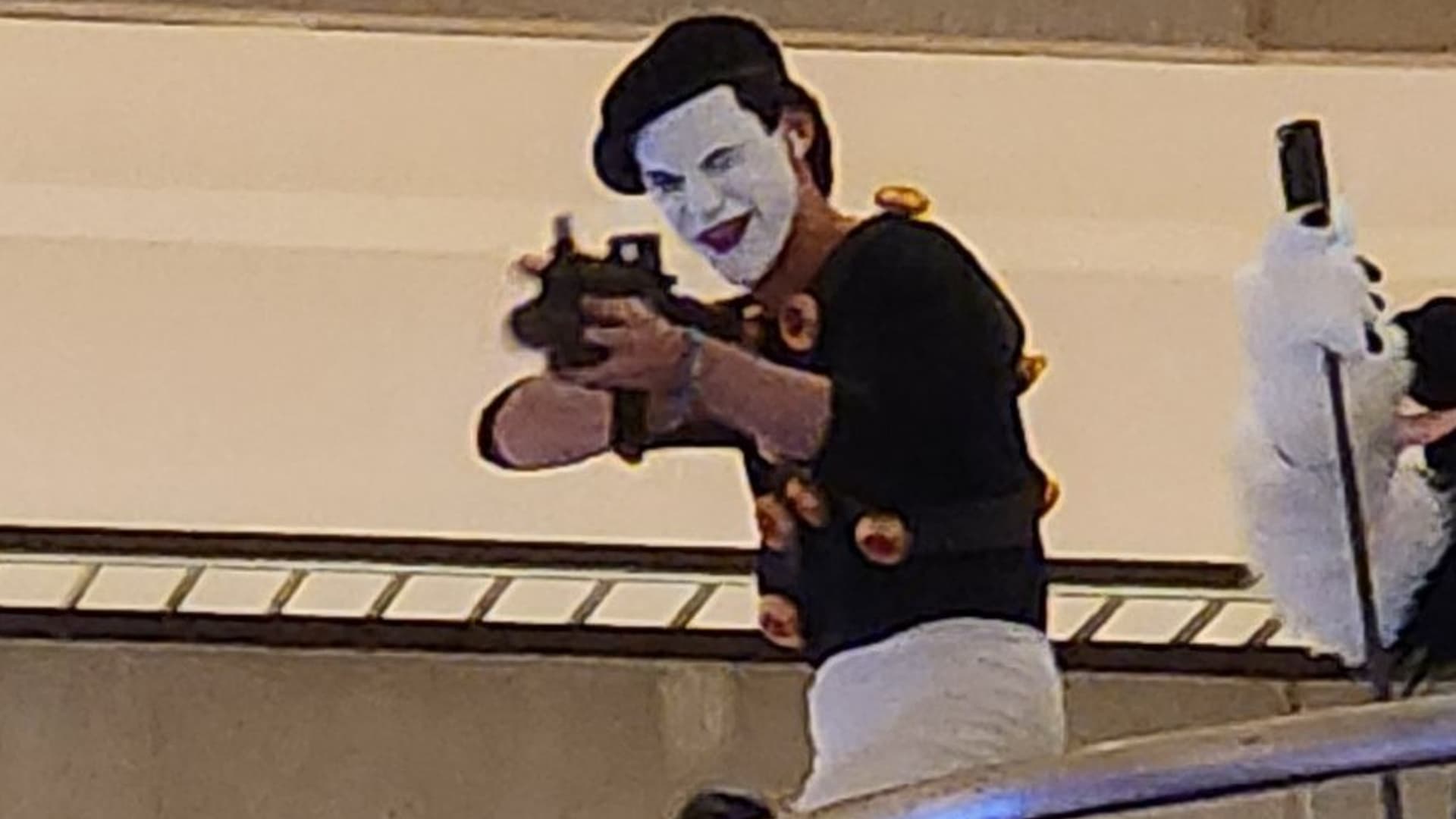 Bomb Voyage Cosplayer at FWA 2024 meme template - Bomb Voyage Cosplayer