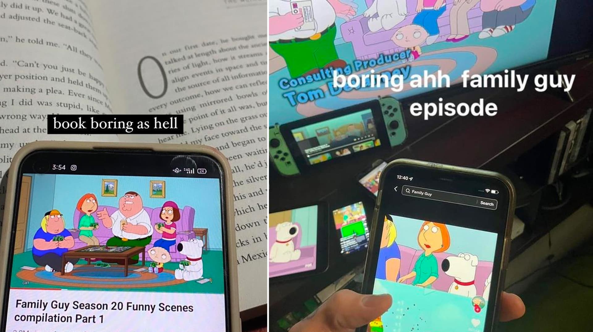 Boring Ahh Family Guy Episode meme template - Boring Ahh Family Guy Episode