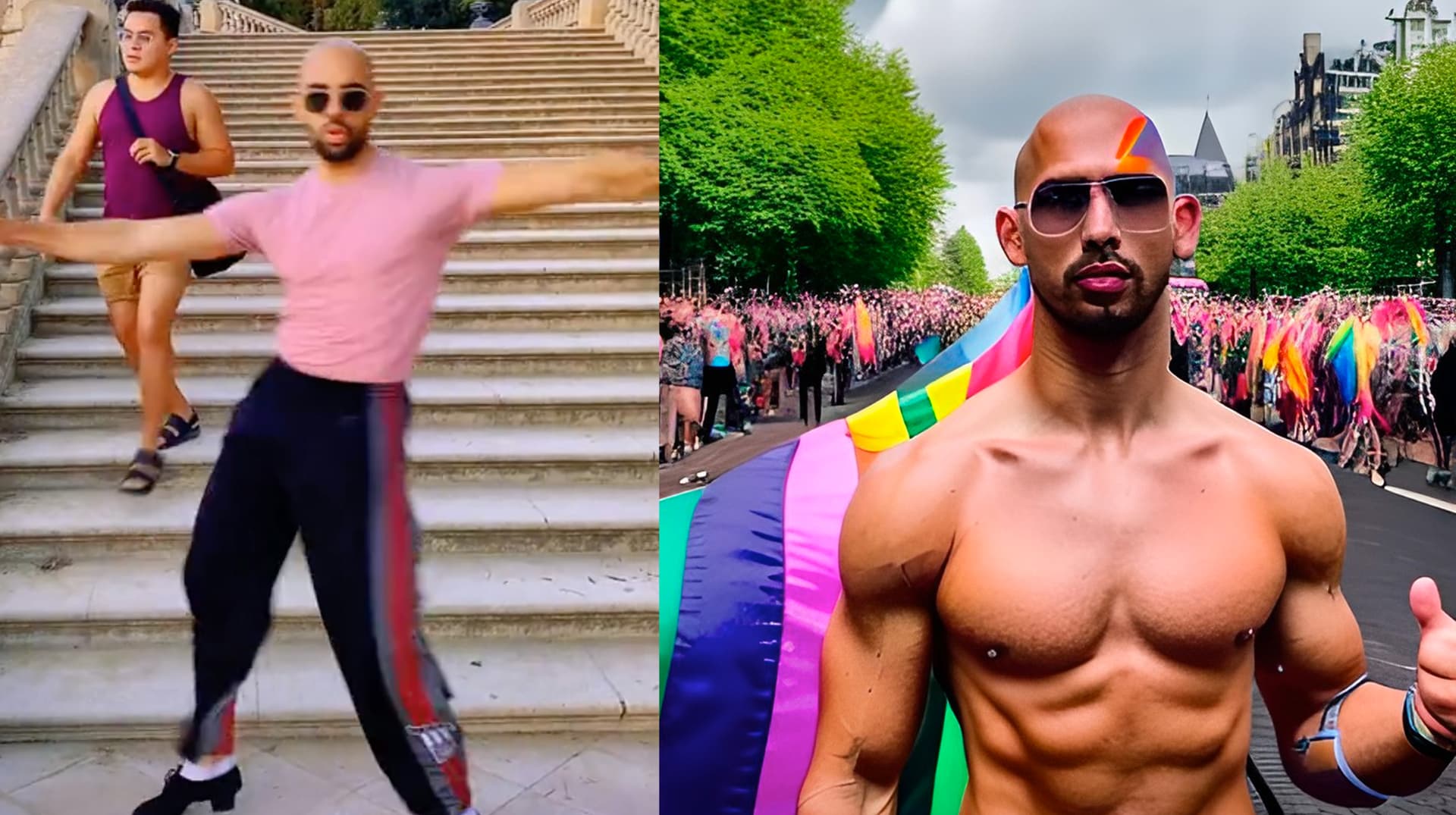 Bottom G / Gay Andrew Tate meme template - Bottom G