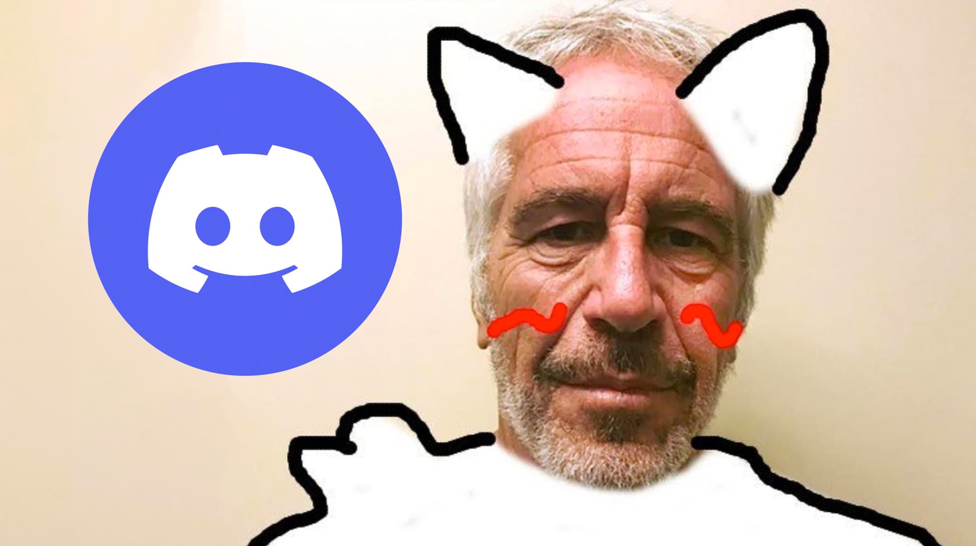 Boykisser Discord Server Scandal meme template - Boykisser