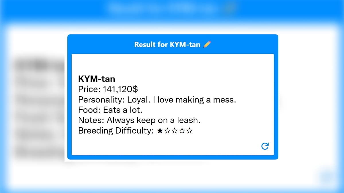 Breeding Difficulty / 'I Sold You To A Pet Store' Toasteed Quiz meme template - Toasteed Quiz Maker