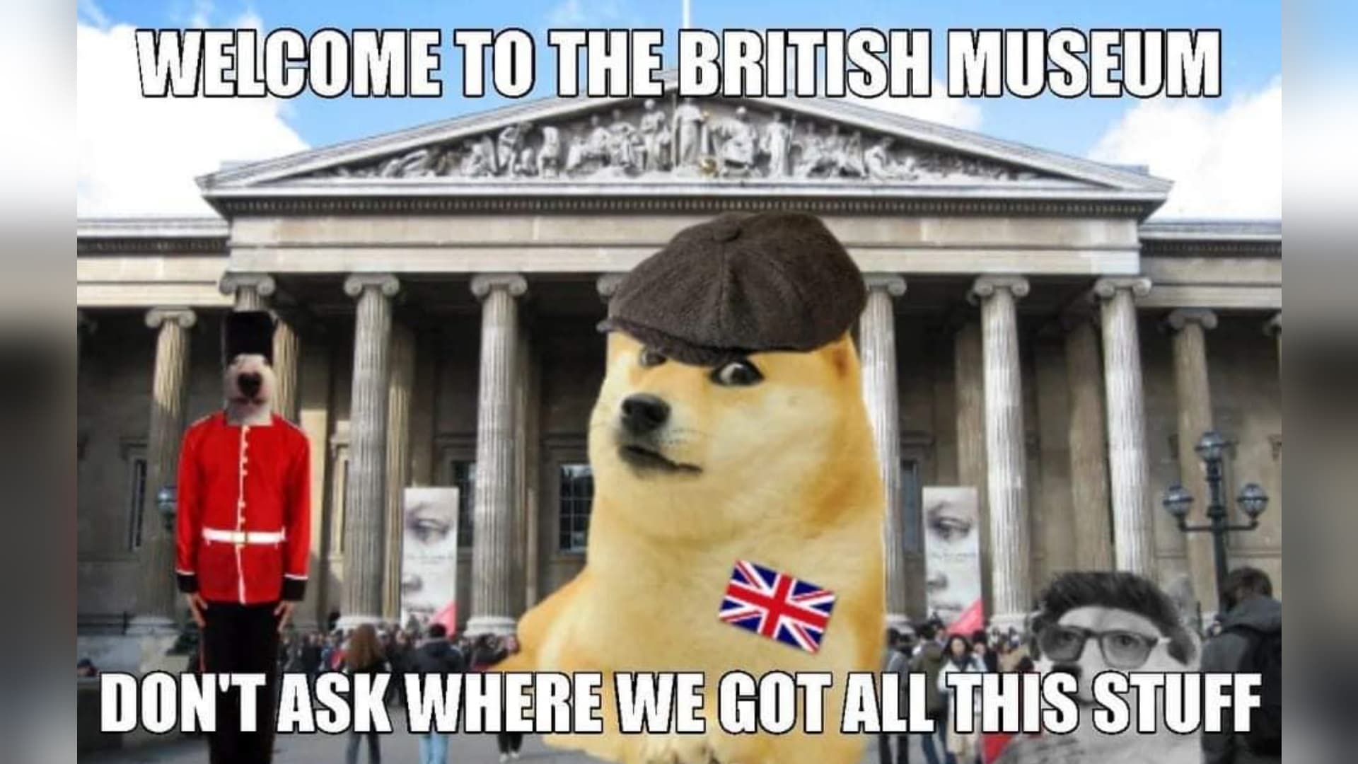 British Museum Stealing Things meme template - British Museum