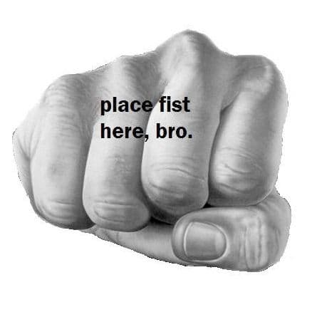 Bro Fist meme template - Bro Fist