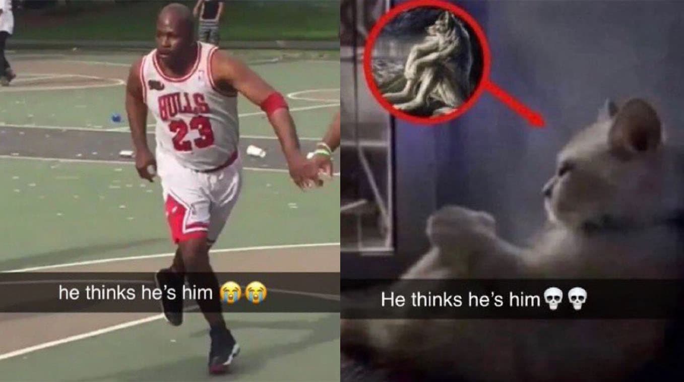 Bro Thinks He's Him / I'm Him meme template - Bro Thinks He's Him