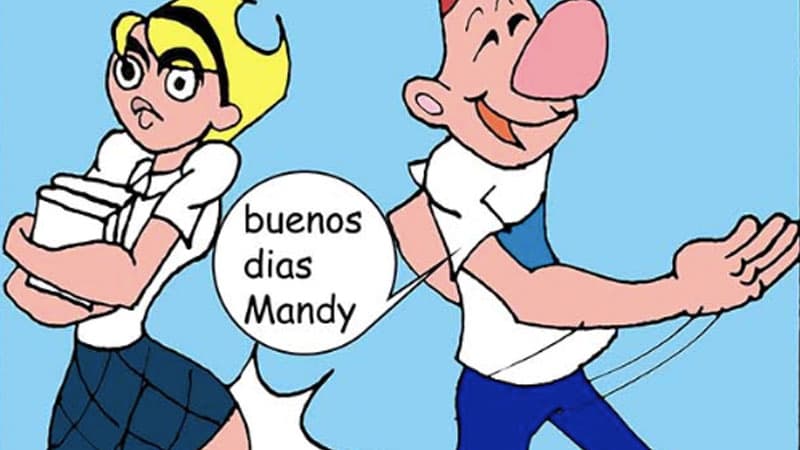Buenos Dias, Mandy meme template - Buenos Dias Mandy