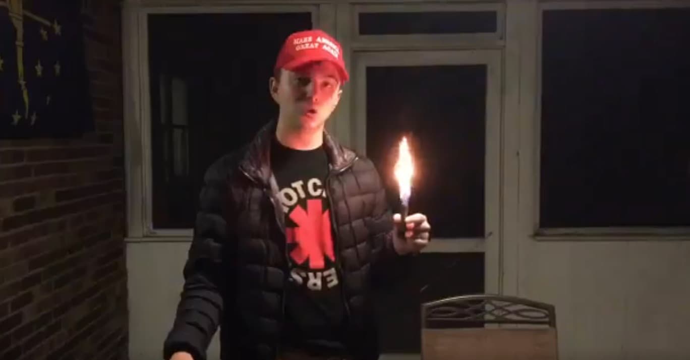 #burnmyMAGAhat meme template - Burn My MAGA Hat