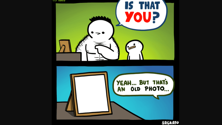 But That's an Old Photo meme template - But That's an Old Photo