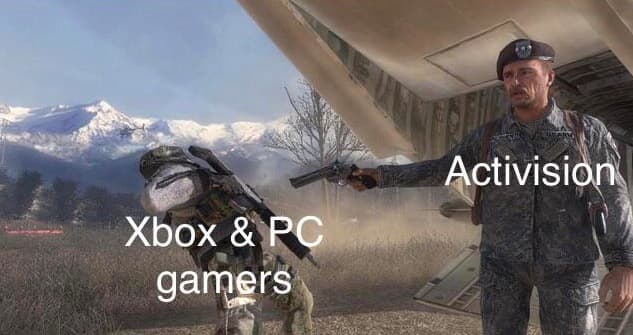 Call Of Duty: Modern Warfare Survival Mode Controversy meme template - Modern Warfare Survival Mode