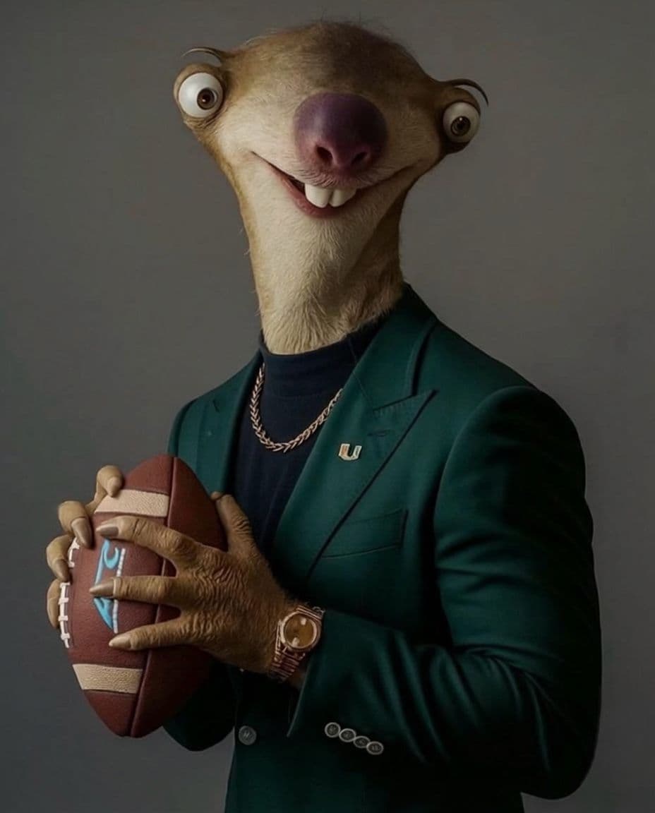 Carson Beck Sid meme template - carson beck