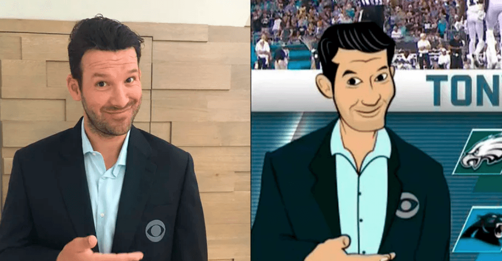 Cartoon Tony Romo meme template - Cartoon Tony Romo