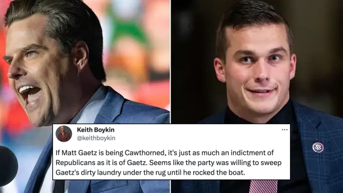 Cawthorned meme template - Cawthorned