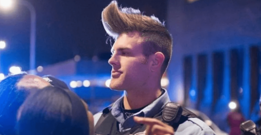 Chad Cop meme template - Chad Cop