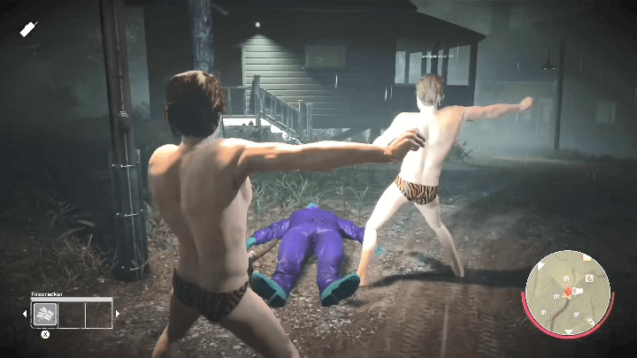 Chads Dancing To California Gurls In Friday the 13th: The Game meme template - Chad Dancing