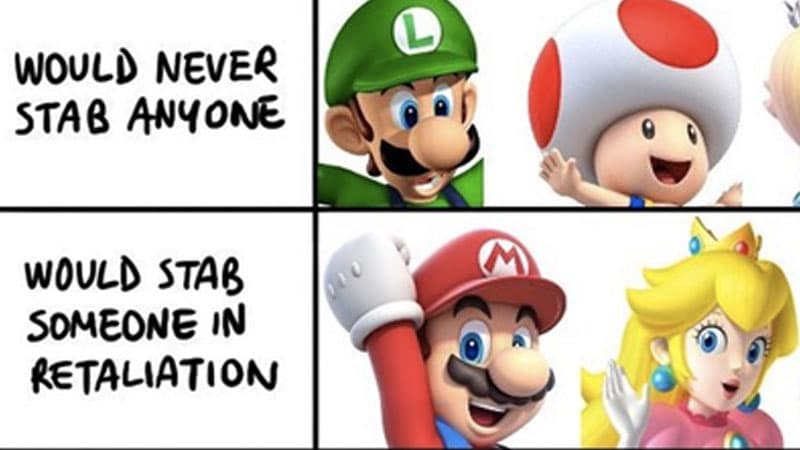 Character Stabbing Chart meme template - Character Stabbing Chart