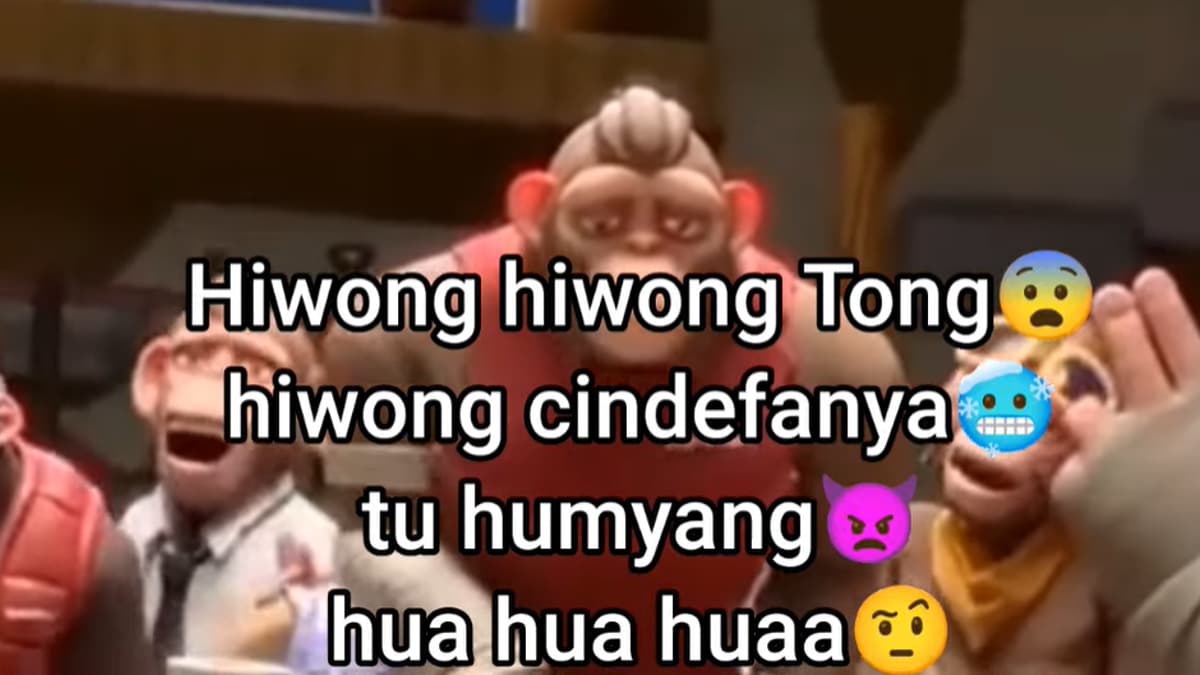 Chinese Monkeys / Hiwong Hiwong Tong Hiwong / Tap4Fun Chinese "Age Of Apes" Song meme template - Chinese Monkeys