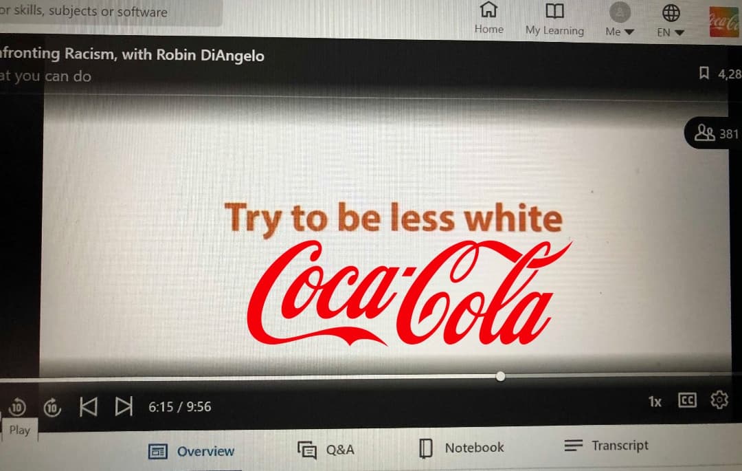 #CocaColaHatesWhitePeople meme template - Coca Cola Hates White People
