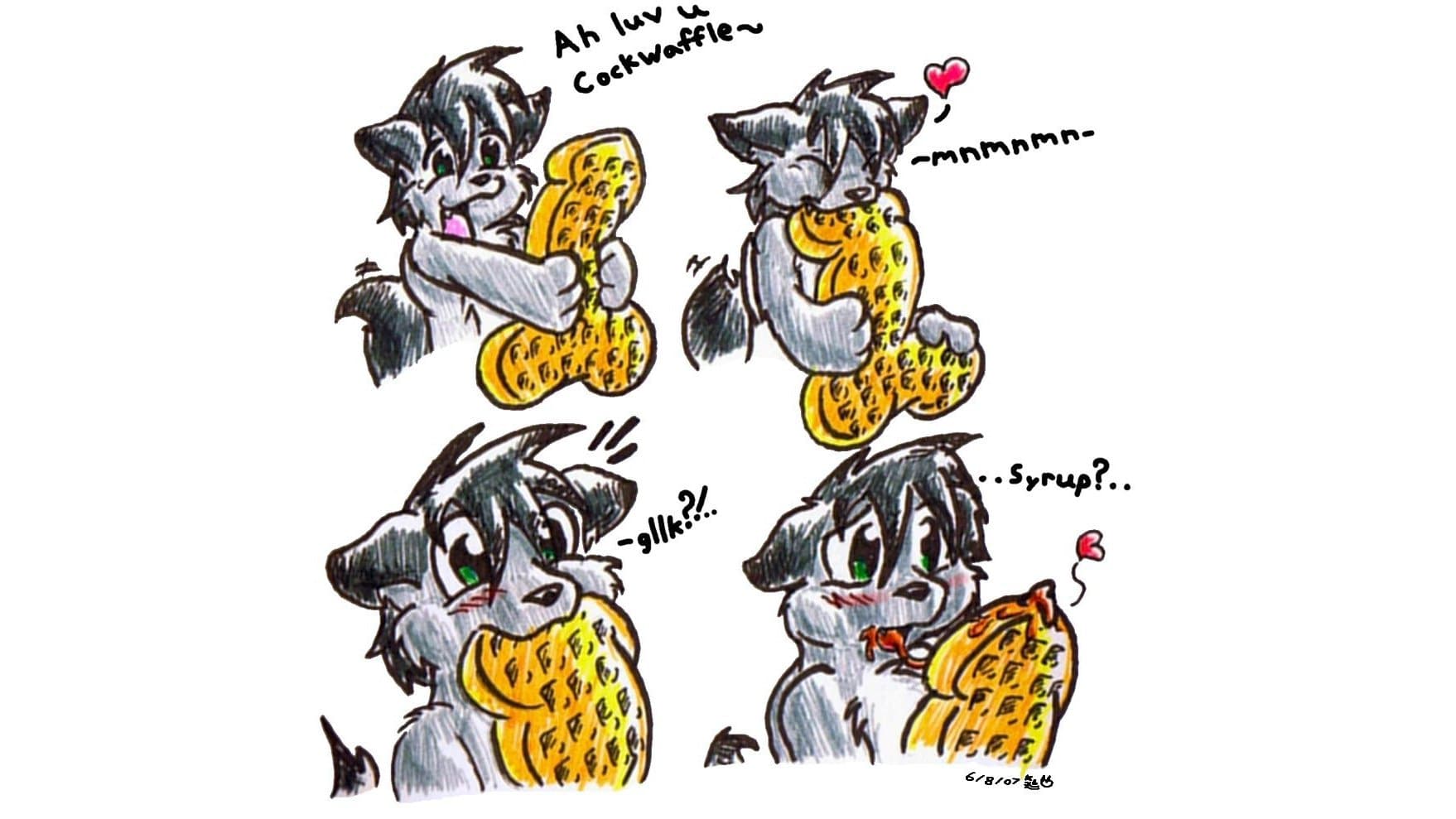 Cockwaffle meme template - Cockwaffle