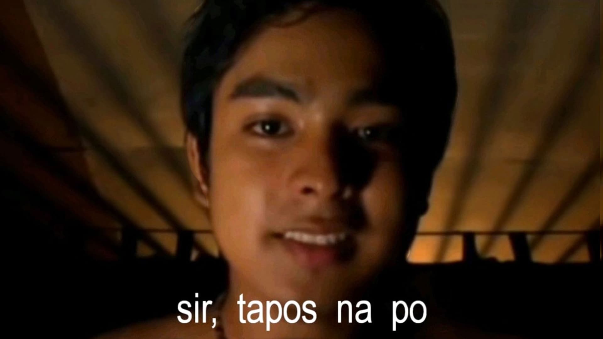 Coco Martin "Sir Tapos Na Po" meme template - Coco Martin