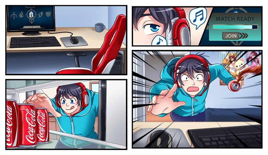 @CokeEsports meme template - CokeEsports