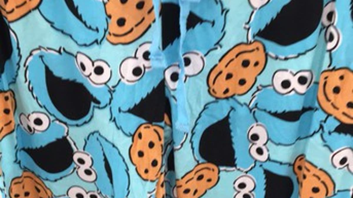 Cookie Monster Pajama Pants meme template - Cookie Monster Pajama Pants