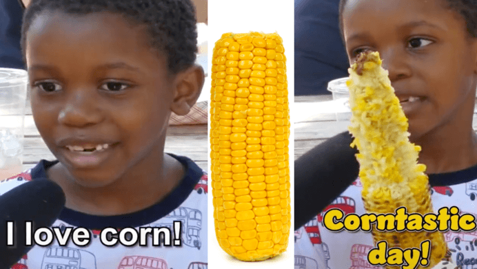 Corn Kid / Corn Song (TikTok) meme template - Corn Kid