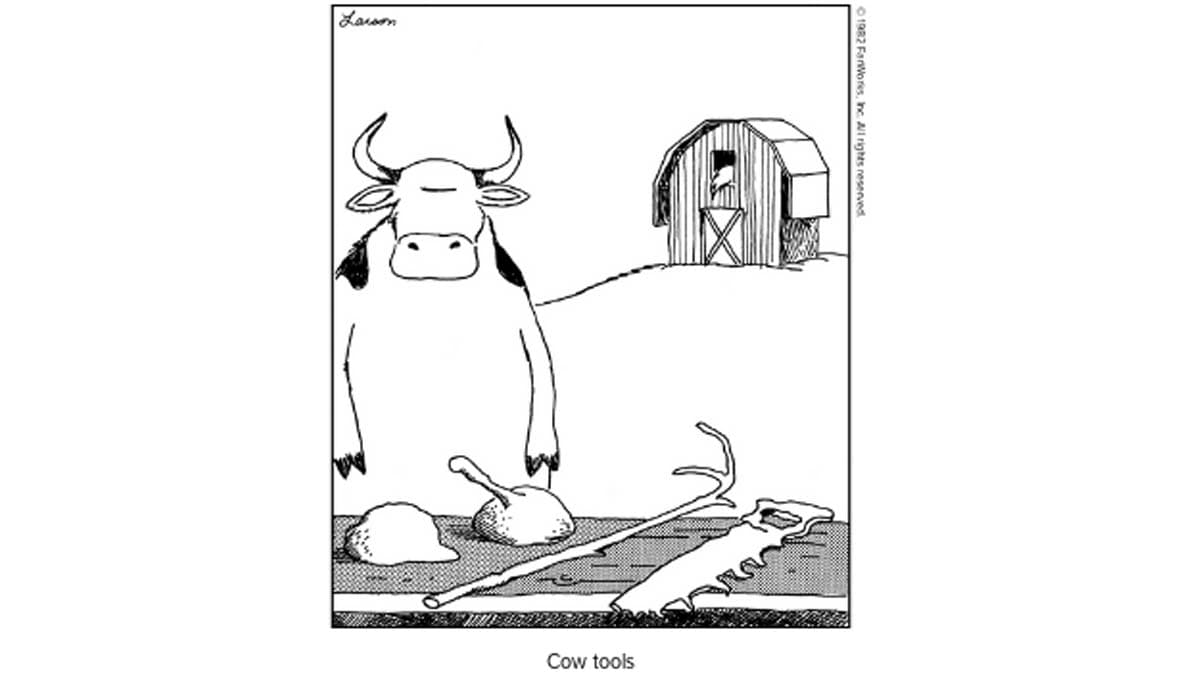 Cow Tools meme template - Cow Tools