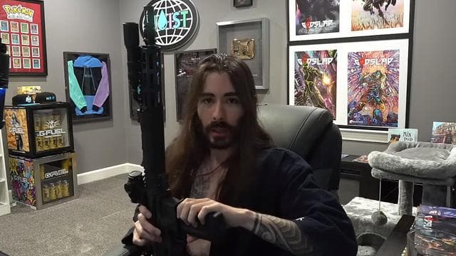 Cr1TiKaL with A Gun / Charlie Teaches Gun Anatomy meme template - Cr1TiKaL With A Gun