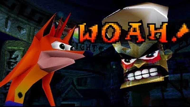 Crash Bandicoot "Woah" meme template - Crash Bandicoot Woah