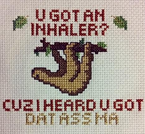Cross-Stitch Art meme template - Cross-Stitch Art