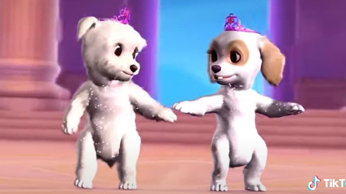 Dancing Barbie Dogs meme template - Dancing Barbie Dogs