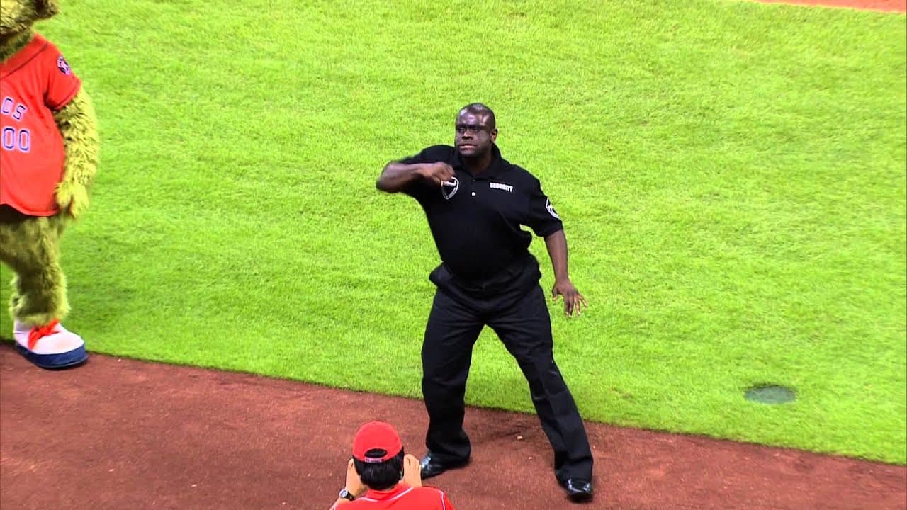 Dancing Security Guard meme template - Dancing Security Guard