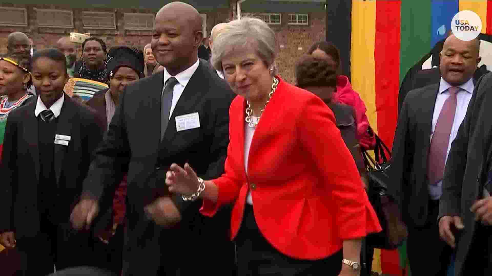 Dancing Theresa May / Maybot meme template - Dancing Theresa May