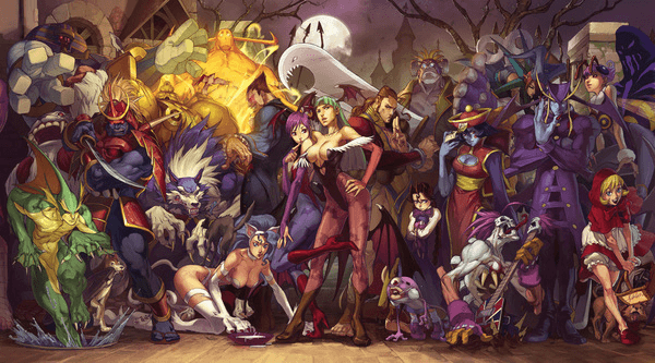 Darkstalkers meme template - Darkstalkers