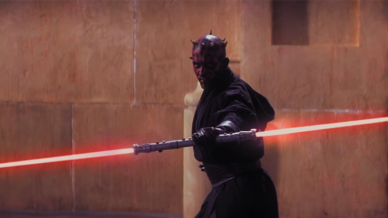 Darth Maul's Double-sided Lightsaber meme template - Darth Maul