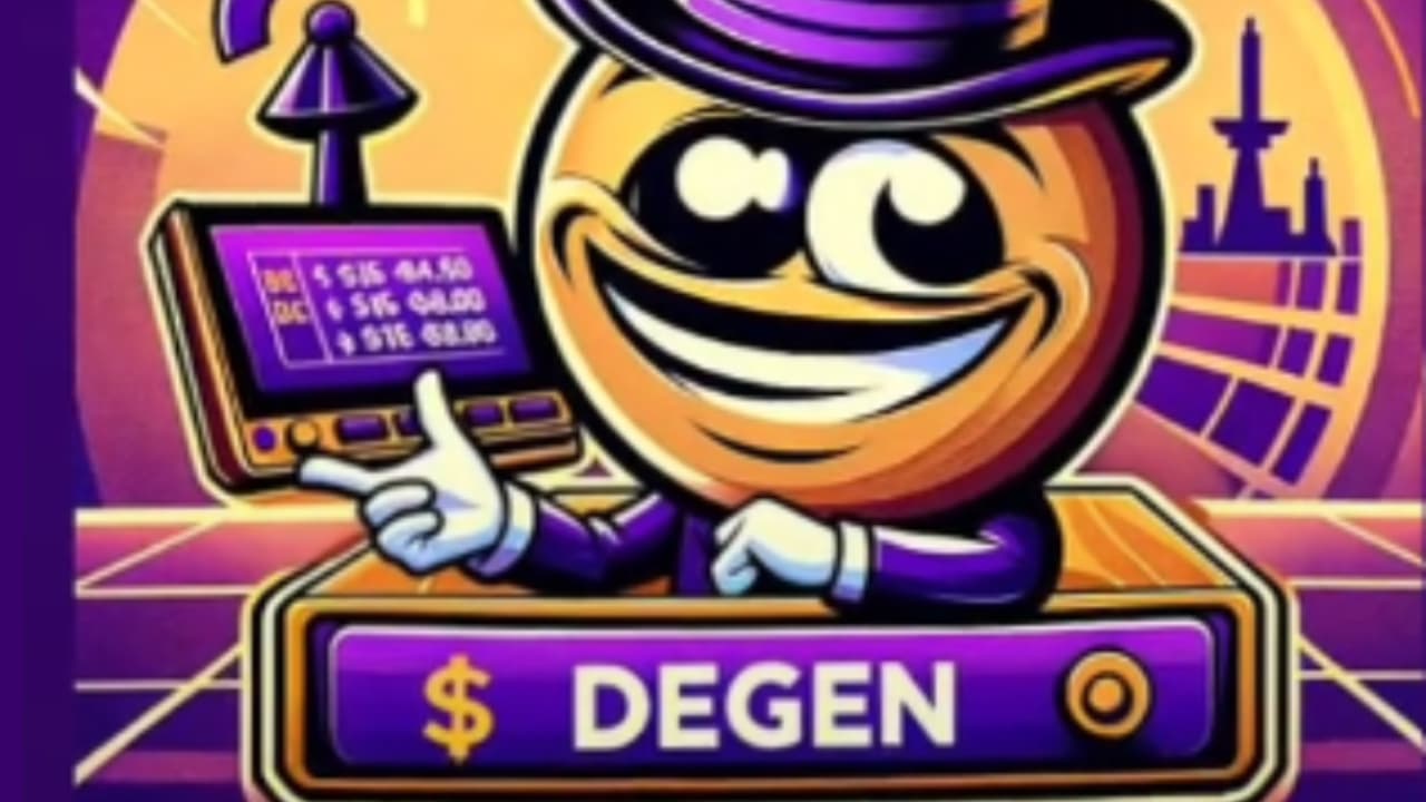 Degen (Slang / Crypto) meme template - Degen