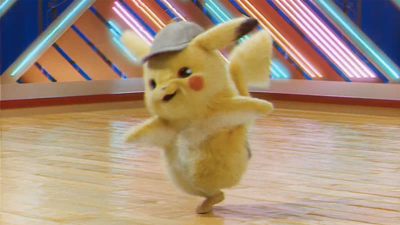 Detective Pikachu Dancing meme template - Detective Pikachu Dancing