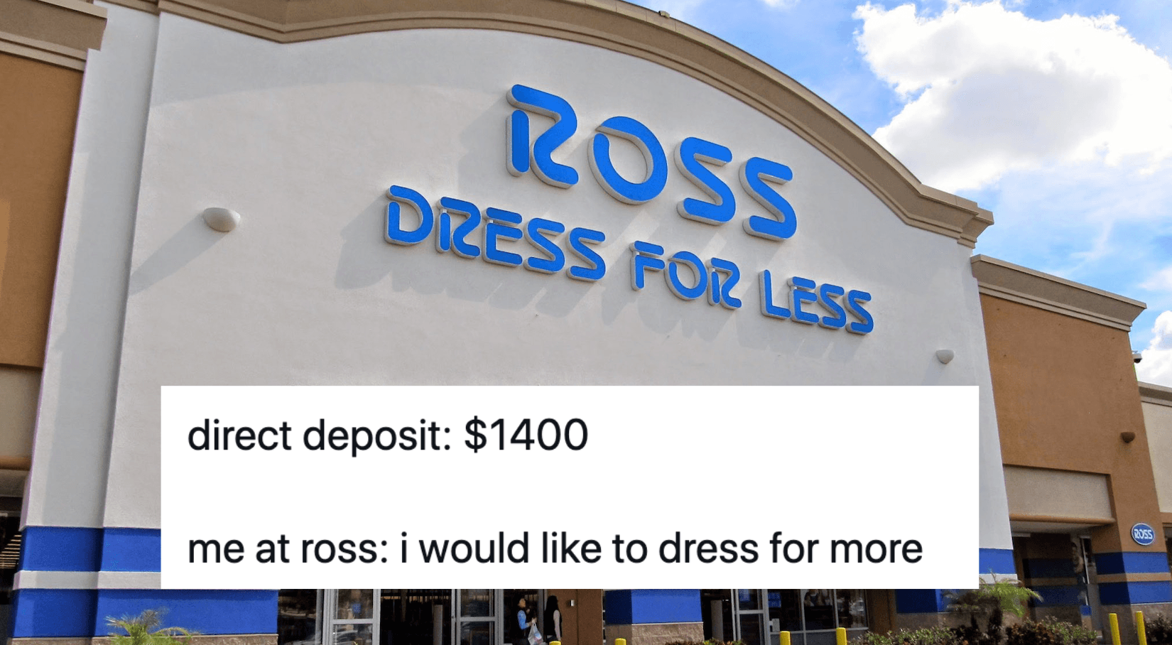 Direct Deposit: $1400 meme template - Direct Deposit 1400