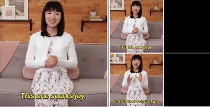 Does It Spark Joy? meme template - Does It Spark Joy