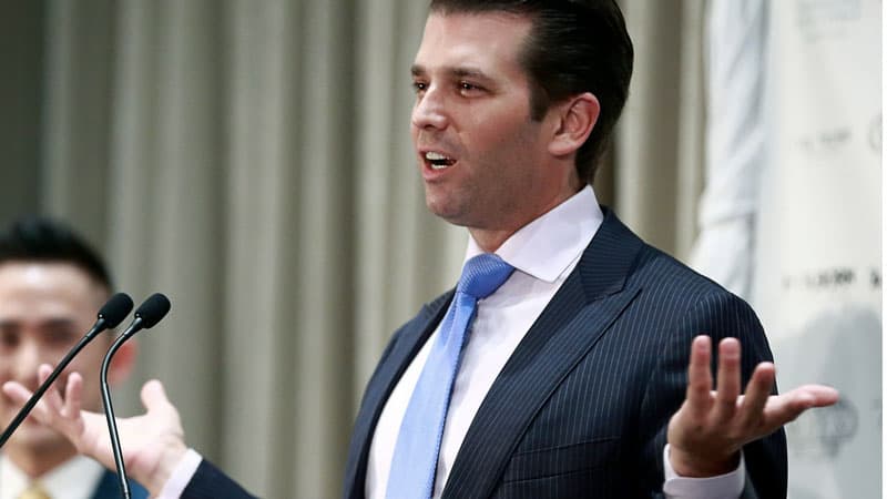 Donald Trump Jr.'s Email Tweet meme template - Donald Trump Jr Email