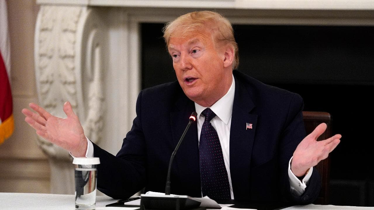 Donald Trump's Hydroxychloroquine Announcement meme template - Donald Trump Hydroxychloroquine