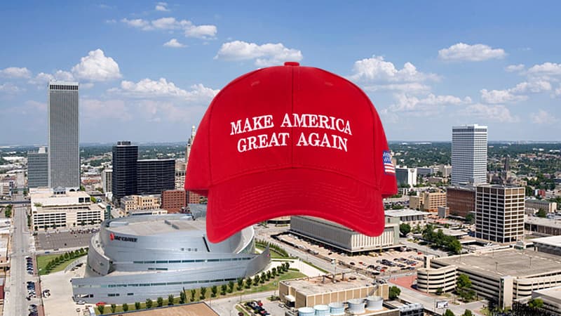 Donald Trump's June 2020 Tulsa Rally meme template - Donald Trump Tulsa Rally