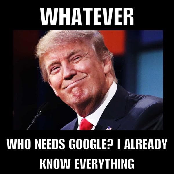 #DonaldTrumpsGoogleHistory meme template - Donald Trump Google History