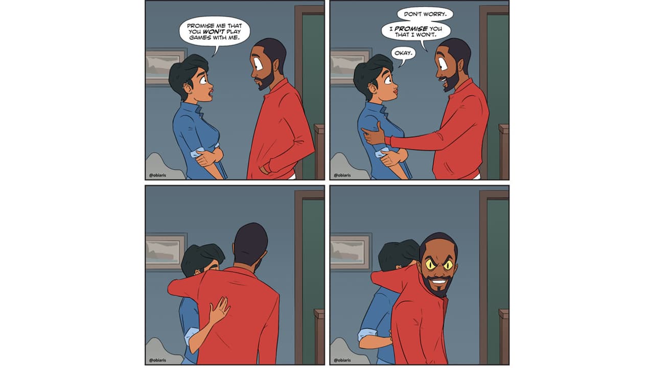 Don't Worry. I Promise You That I Won't. meme template - Don't Worry I Promise You That I Won't