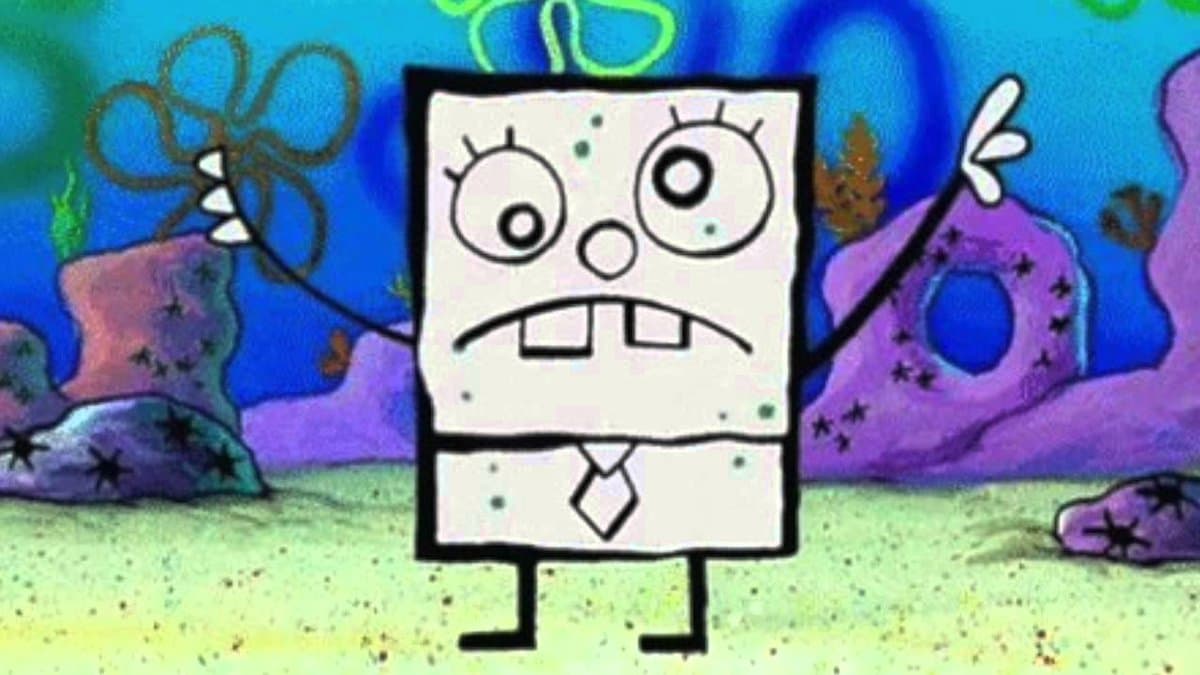 DoodleBob meme template - DoodleBob
