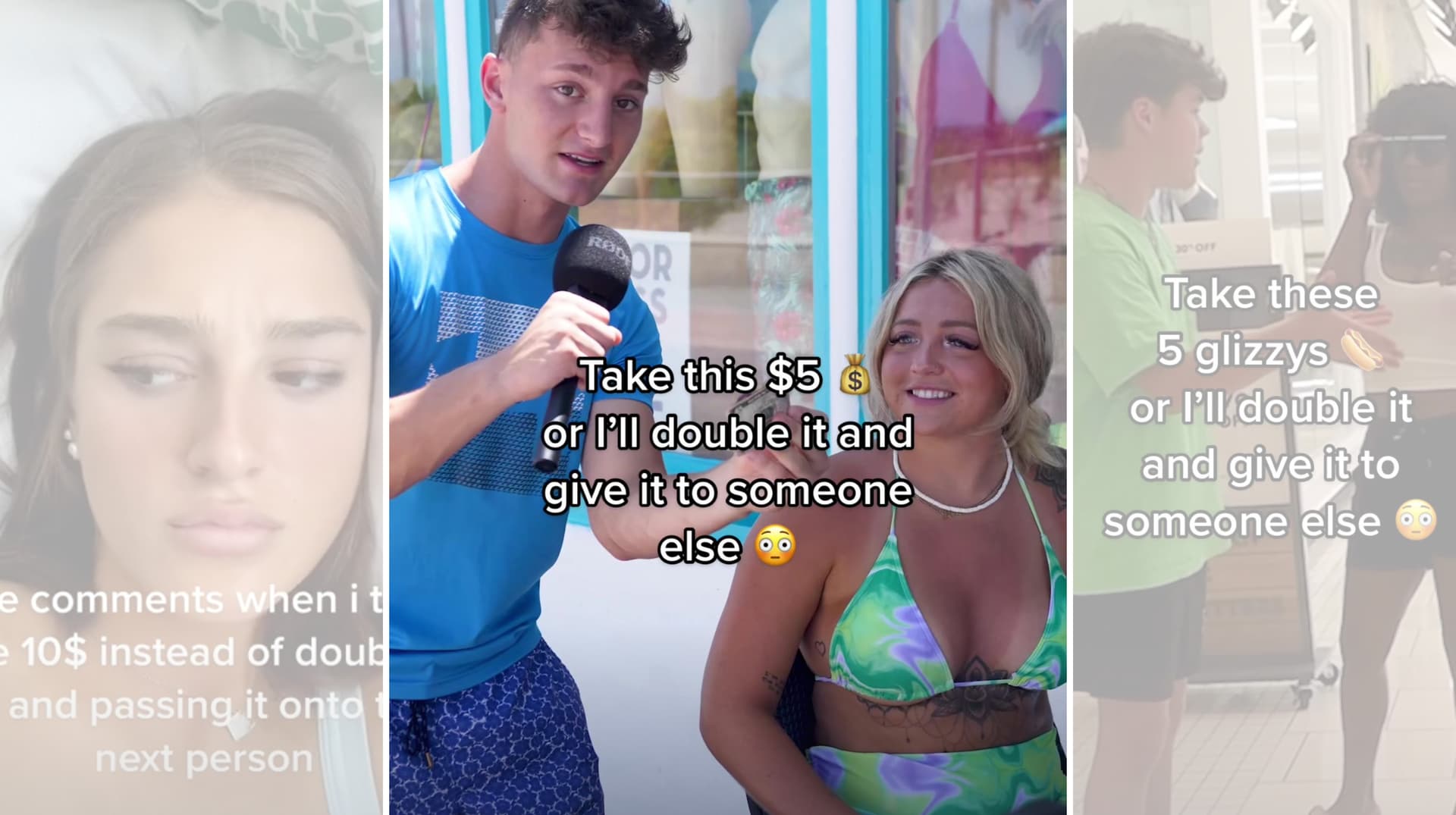 Double It And Give It To The Next Person meme template - Double It And Give It To The Next Person