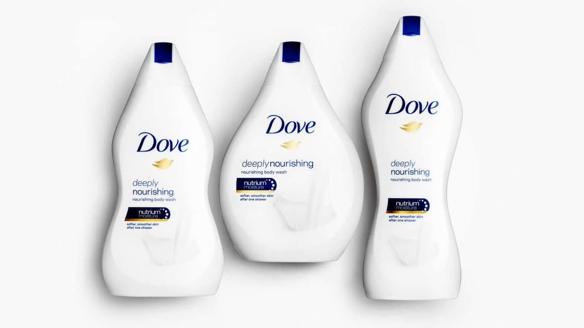 Dove's "Real Beauty Bottles" Campaign meme template - Dove Real Beauty Bottles